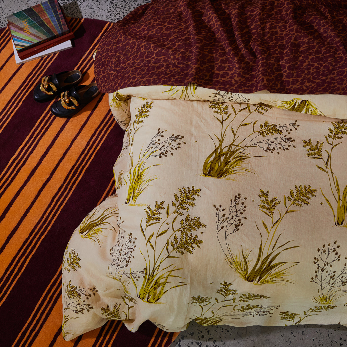 Adelyn Linen Quilt Cover Queen