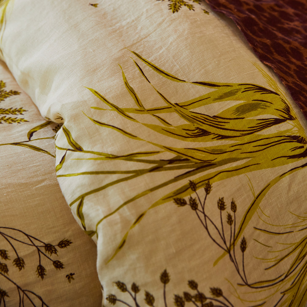 Adelyn Linen Quilt Cover Queen
