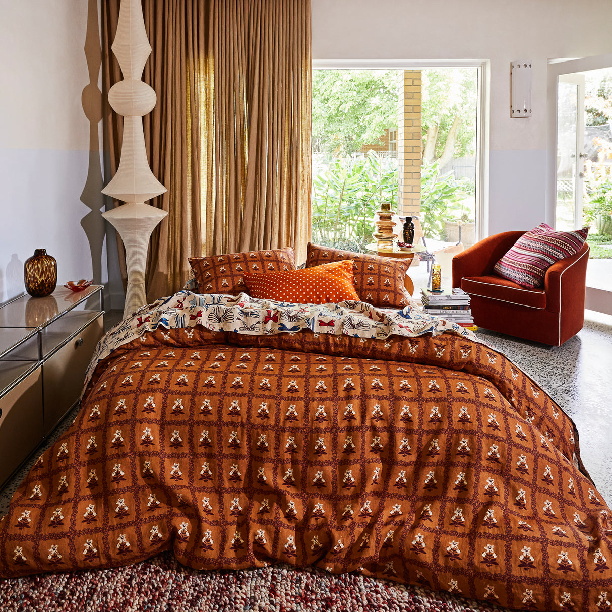 Claire Linen Quilt Cover Single