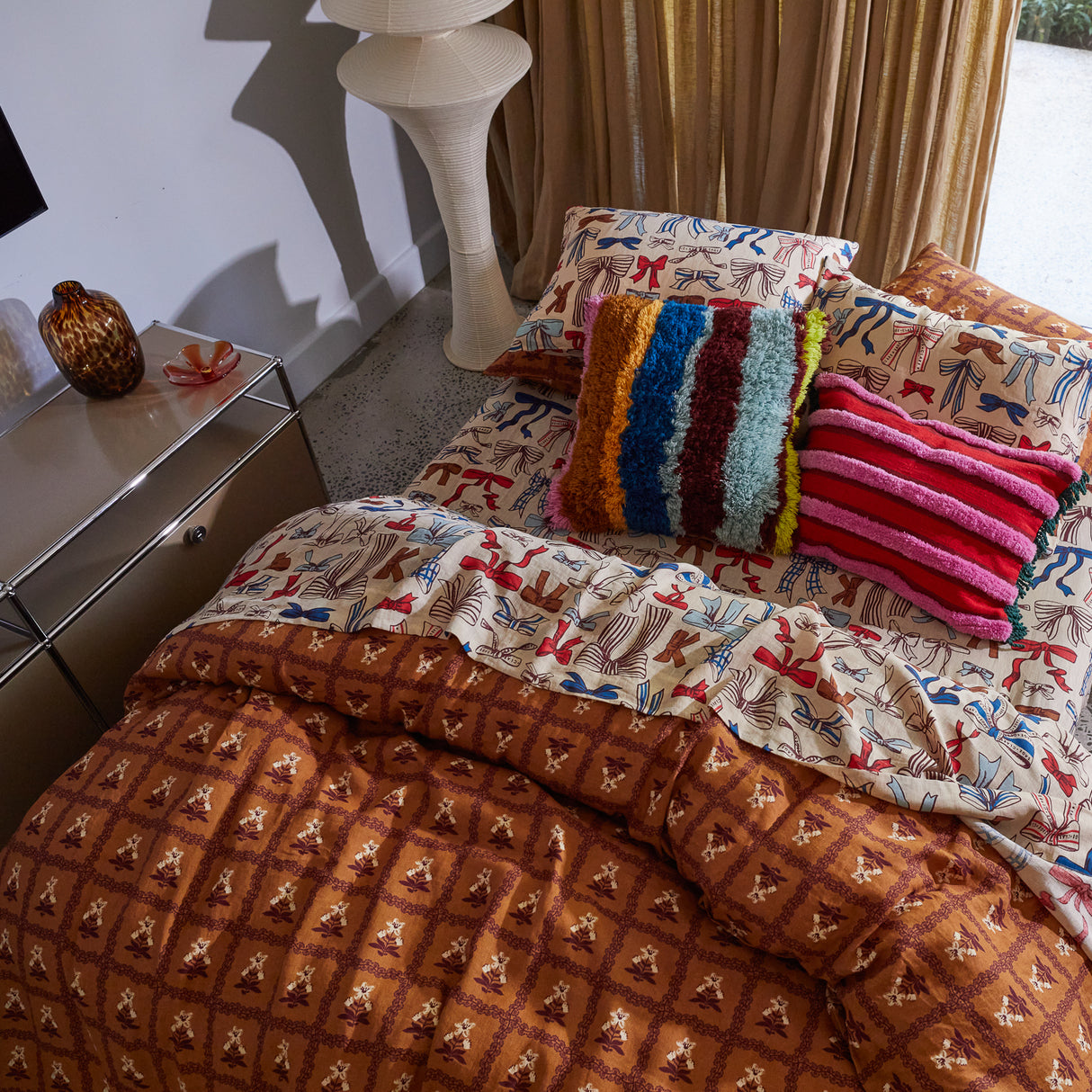 Claire Linen Quilt Cover Single