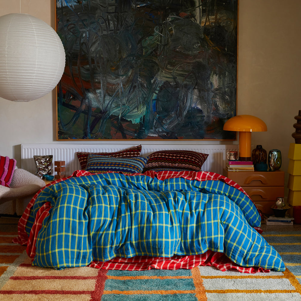 Remi Linen Quilt Cover - Capri Single