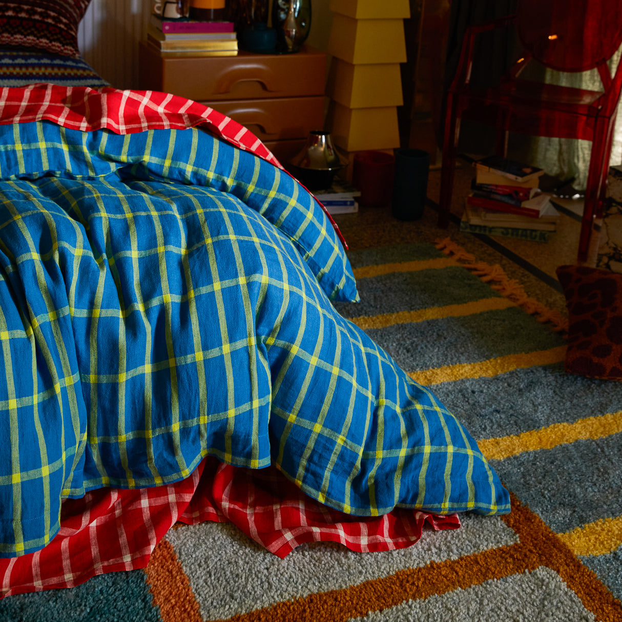 Remi Linen Quilt Cover - Capri Single
