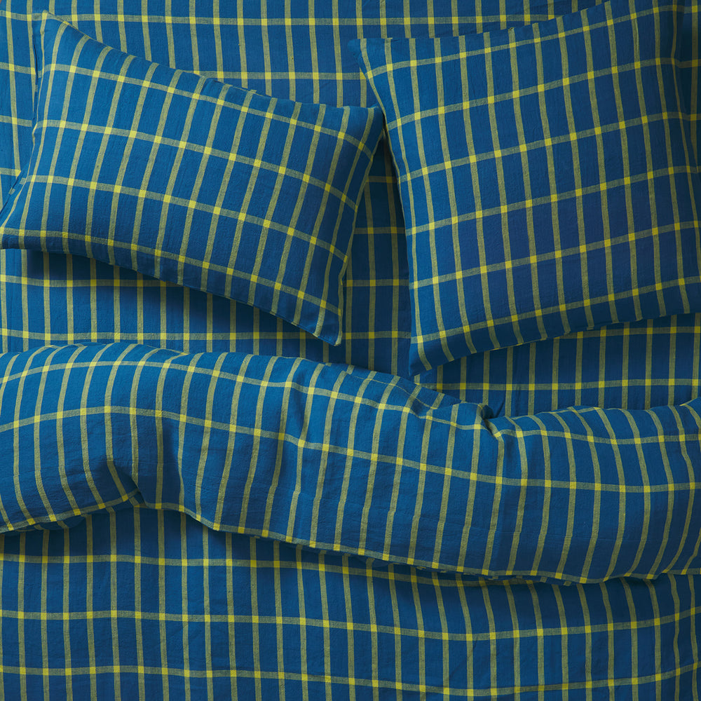Remi Linen Quilt Cover - Capri Single