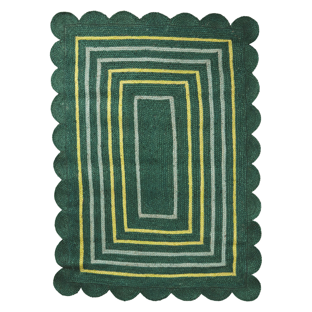Burnet Jute Rug - Forest