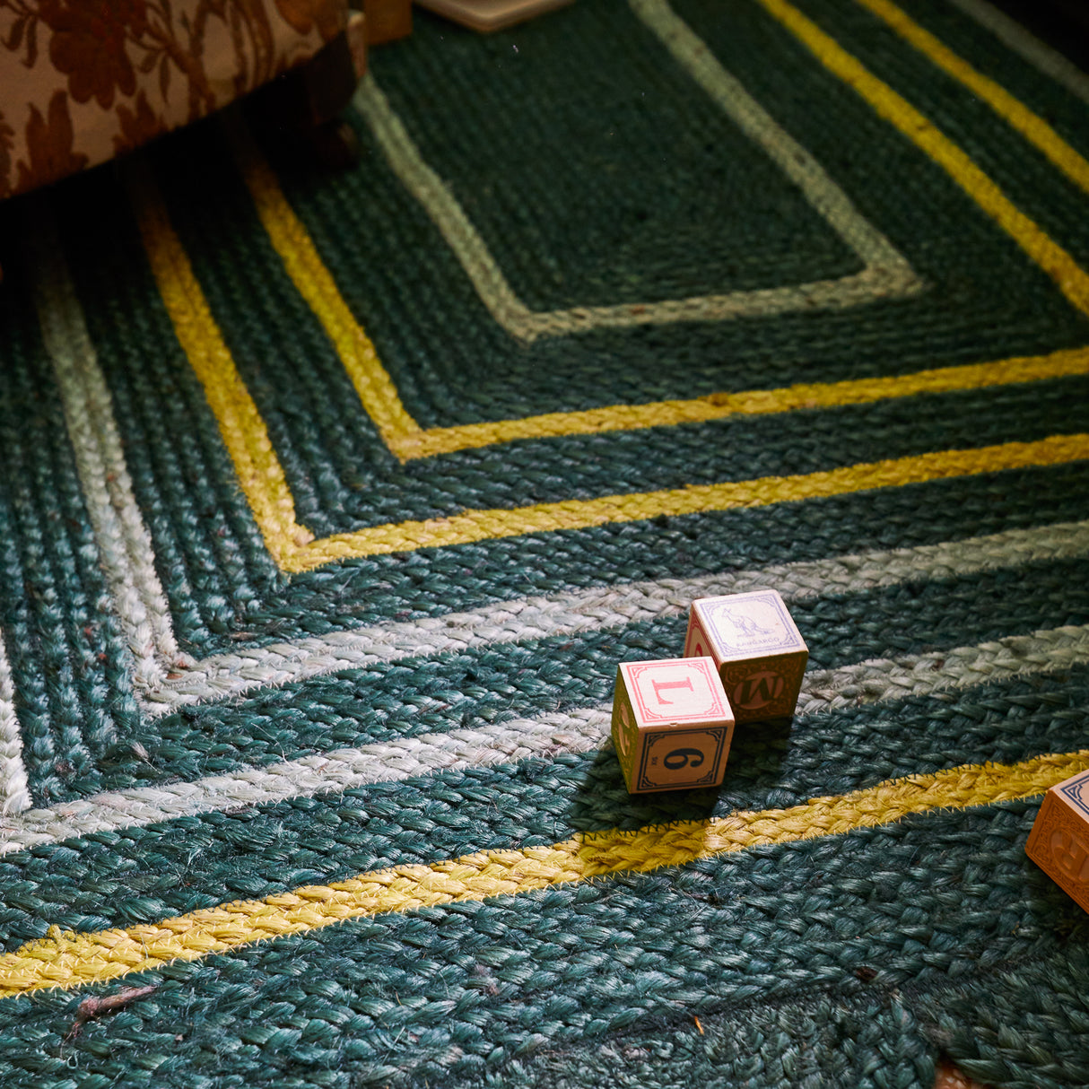 Burnet Jute Rug - Forest