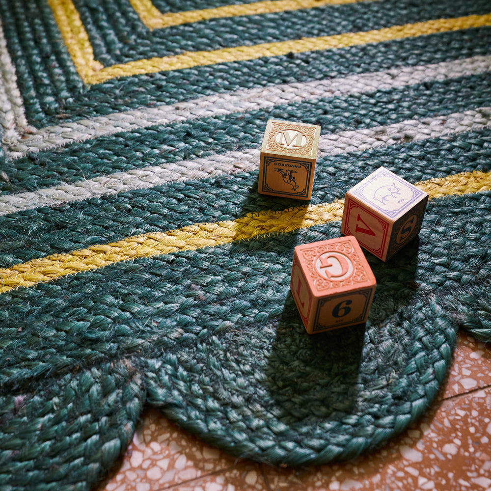 Burnet Jute Rug - Forest