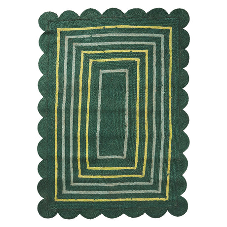 Burnet Jute Rug - Forest