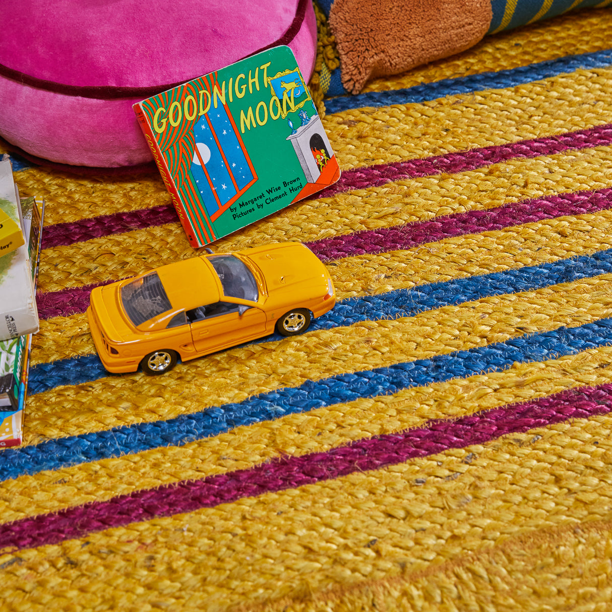 Burnet Jute Rug - Mustard