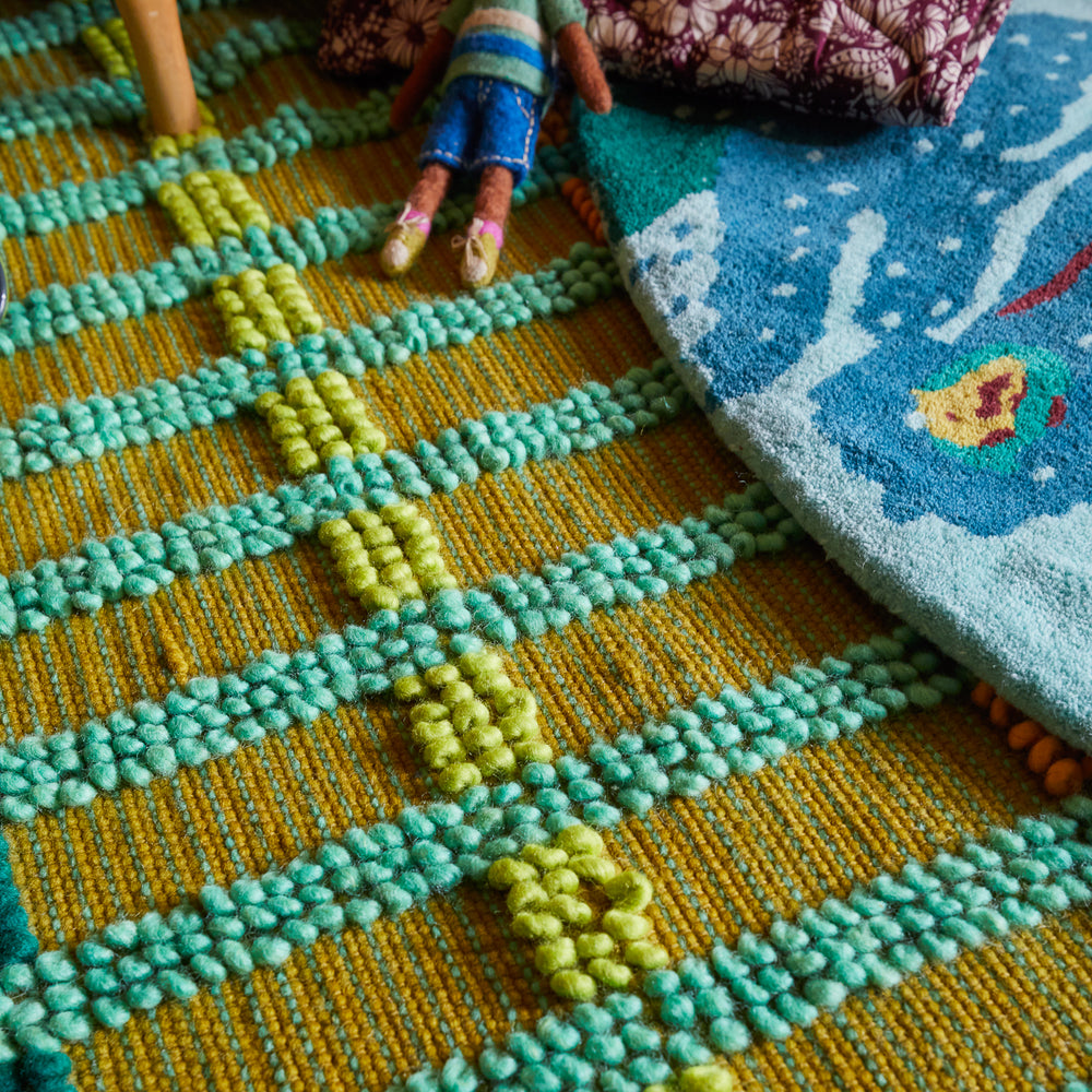 Morell Knotted Rug - Olive