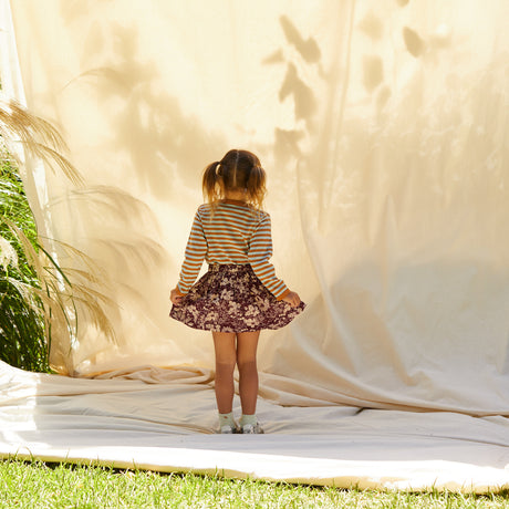 Evette Kids Skirt - Mahogany 3