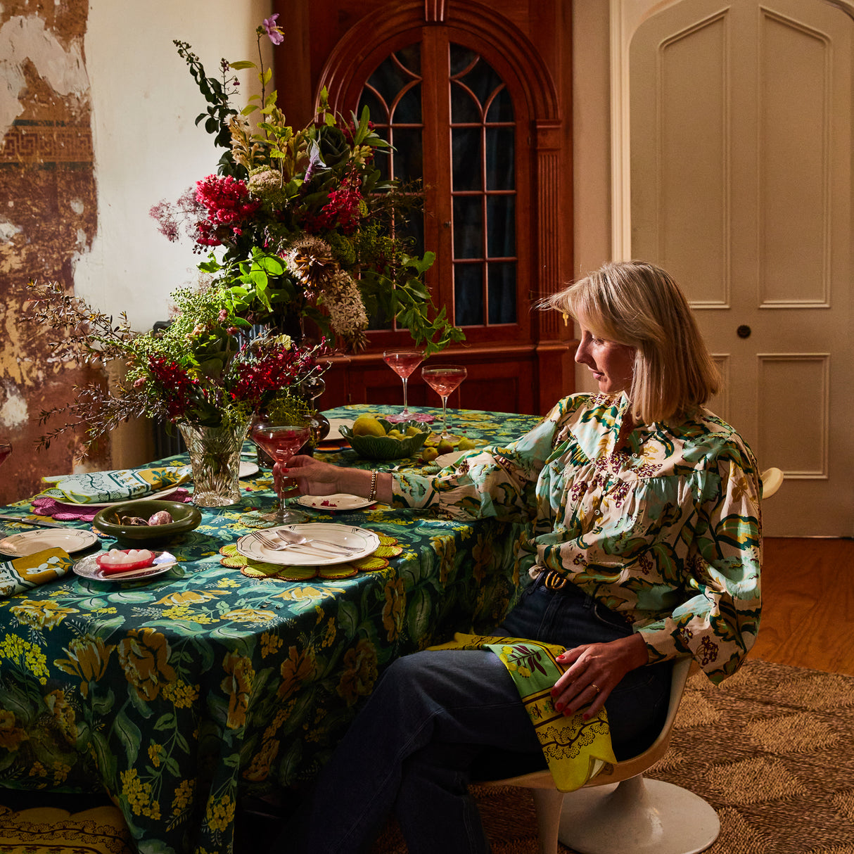 Margot Table Cloth - Forest