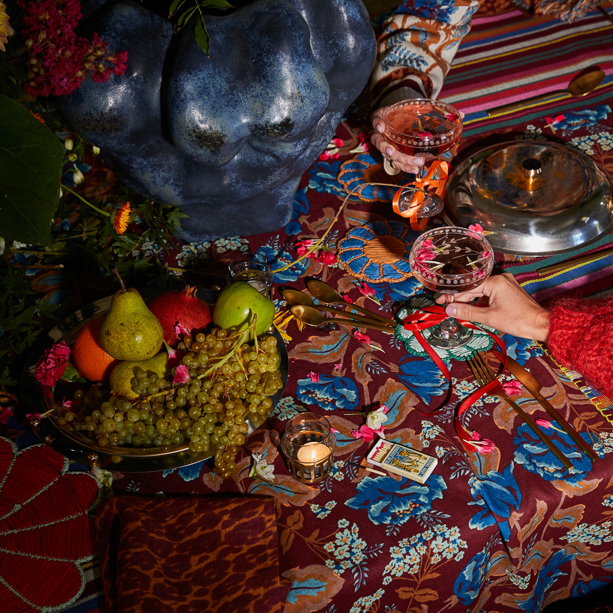 Margot Table Cloth - Mahogany