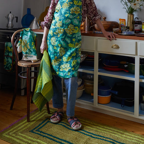 Brigitte Tea Towel - Chartreuse