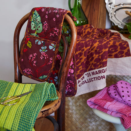 Brigitte Tea Towel - Chartreuse