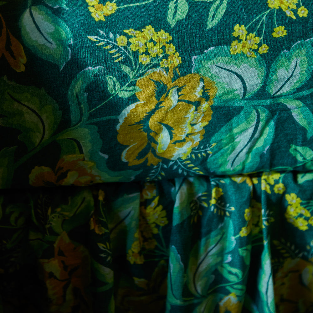 Margot Ruffle Valance - Forest Queen