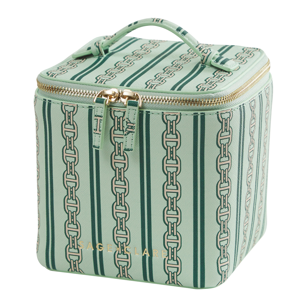 Acadia Cosmetic Case - Jade