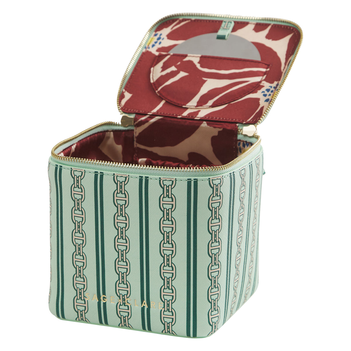 Acadia Cosmetic Case - Jade
