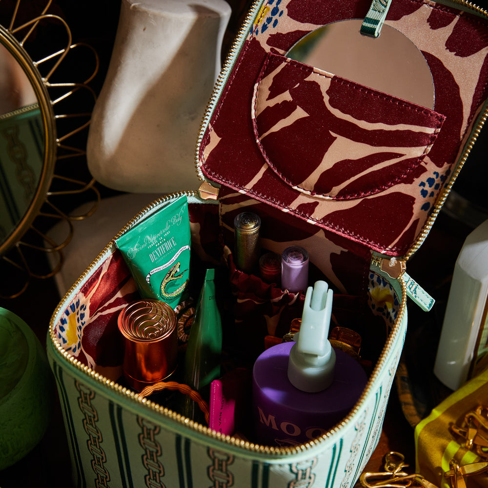 Acadia Cosmetic Case - Jade