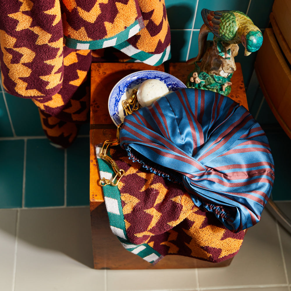 Taylor Silk Hair Turban - Capri