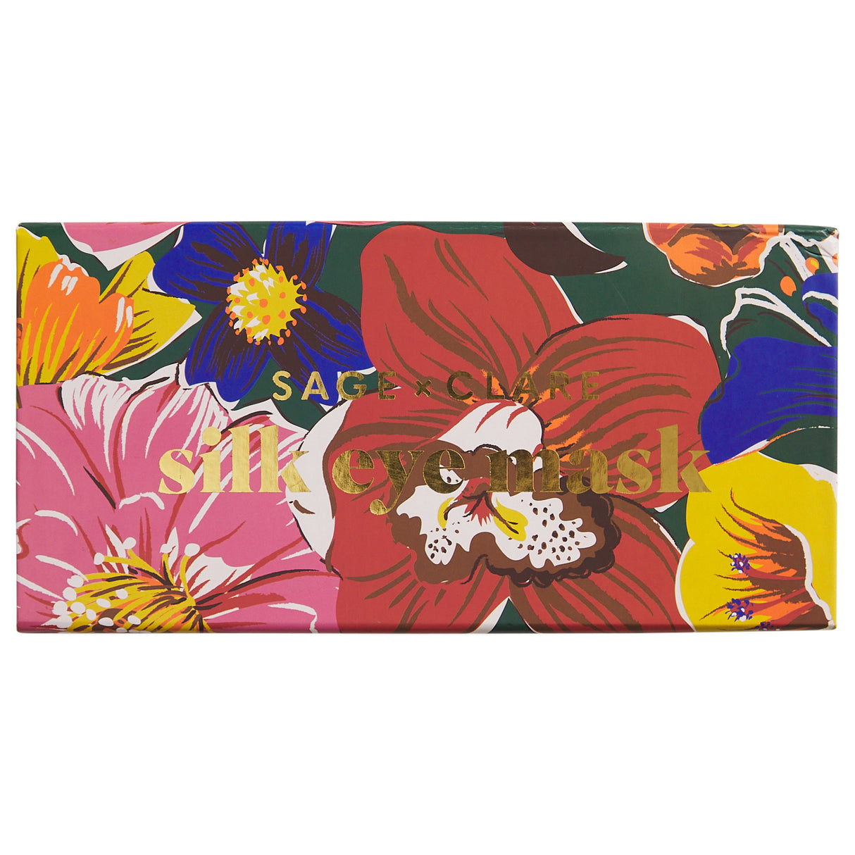 Ines Silk Eye Mask - Verdant