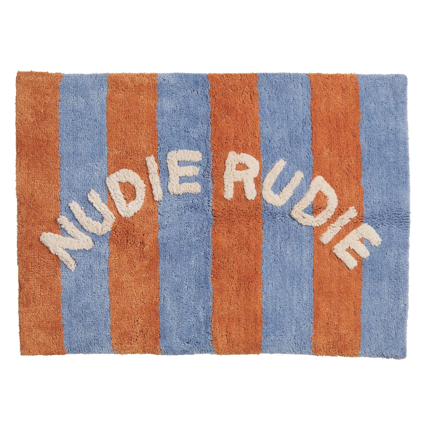 Zelia Nudie Rudie Bath Mat Blue Jay Sage and Clare