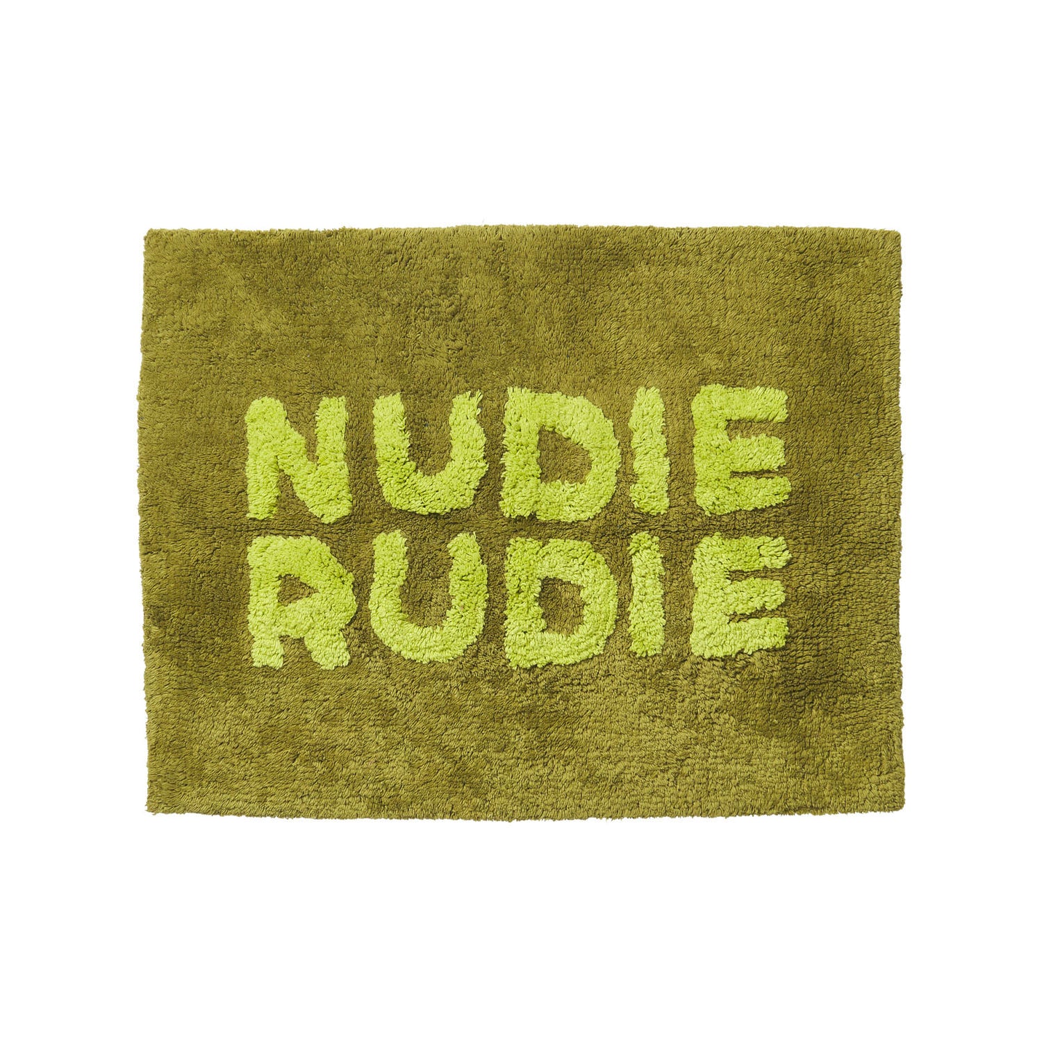 Nudie Rudie Bath Mat Mini Artichoke Sage and Clare