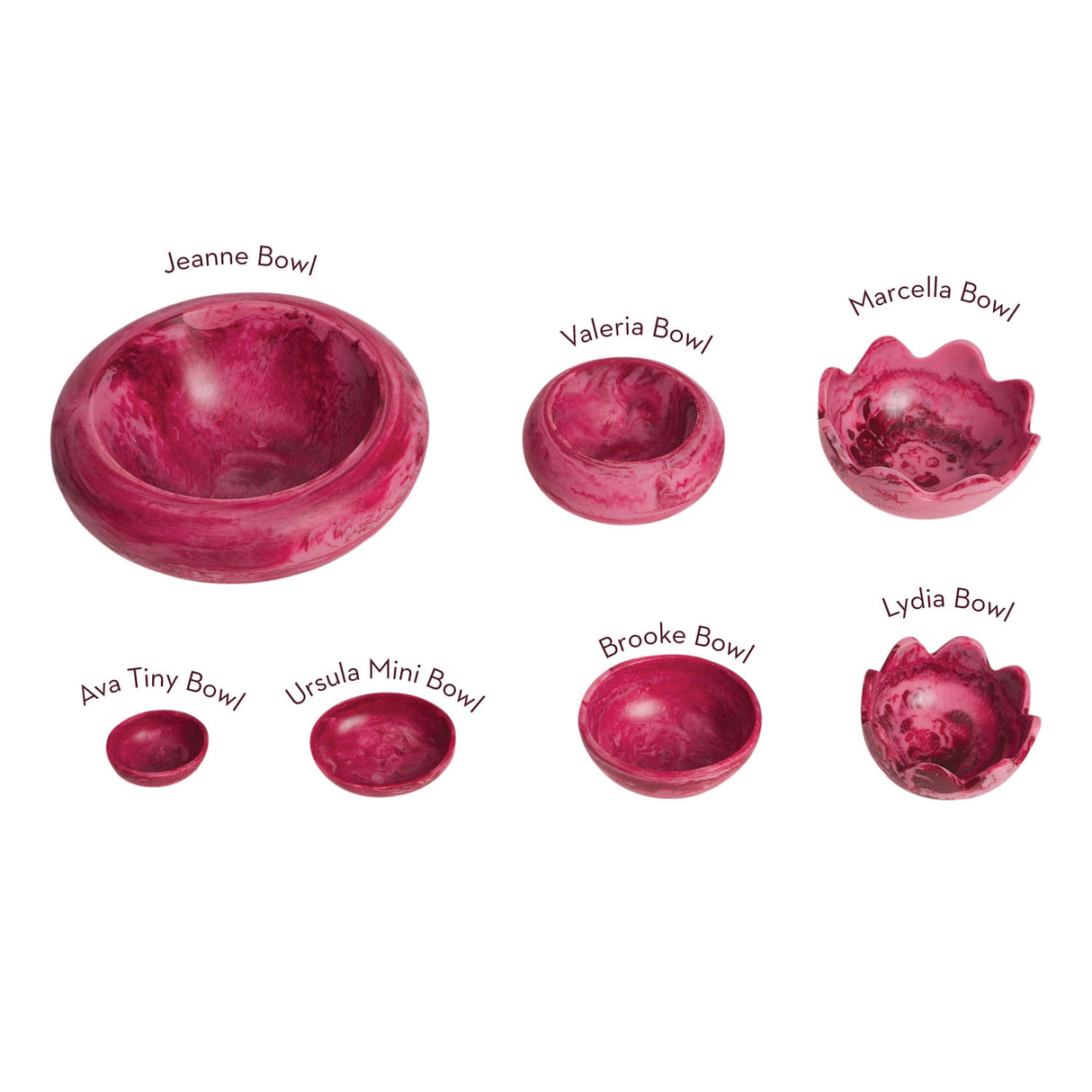 Ursula Mini Bowl - Crimson