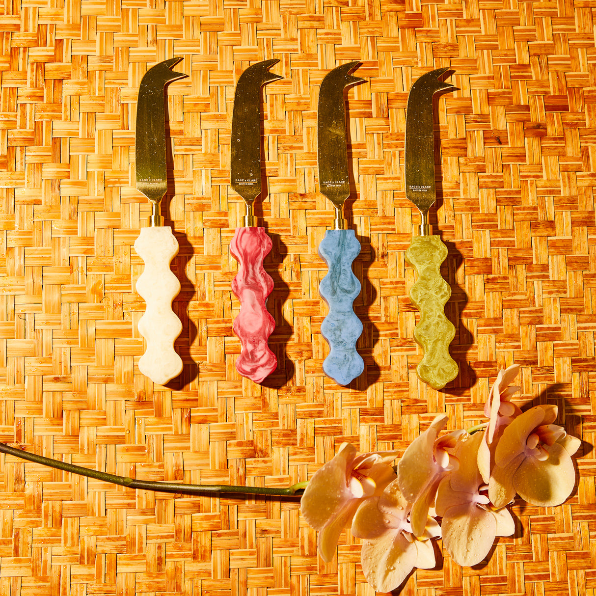 Coco Cheese Knife - Azure