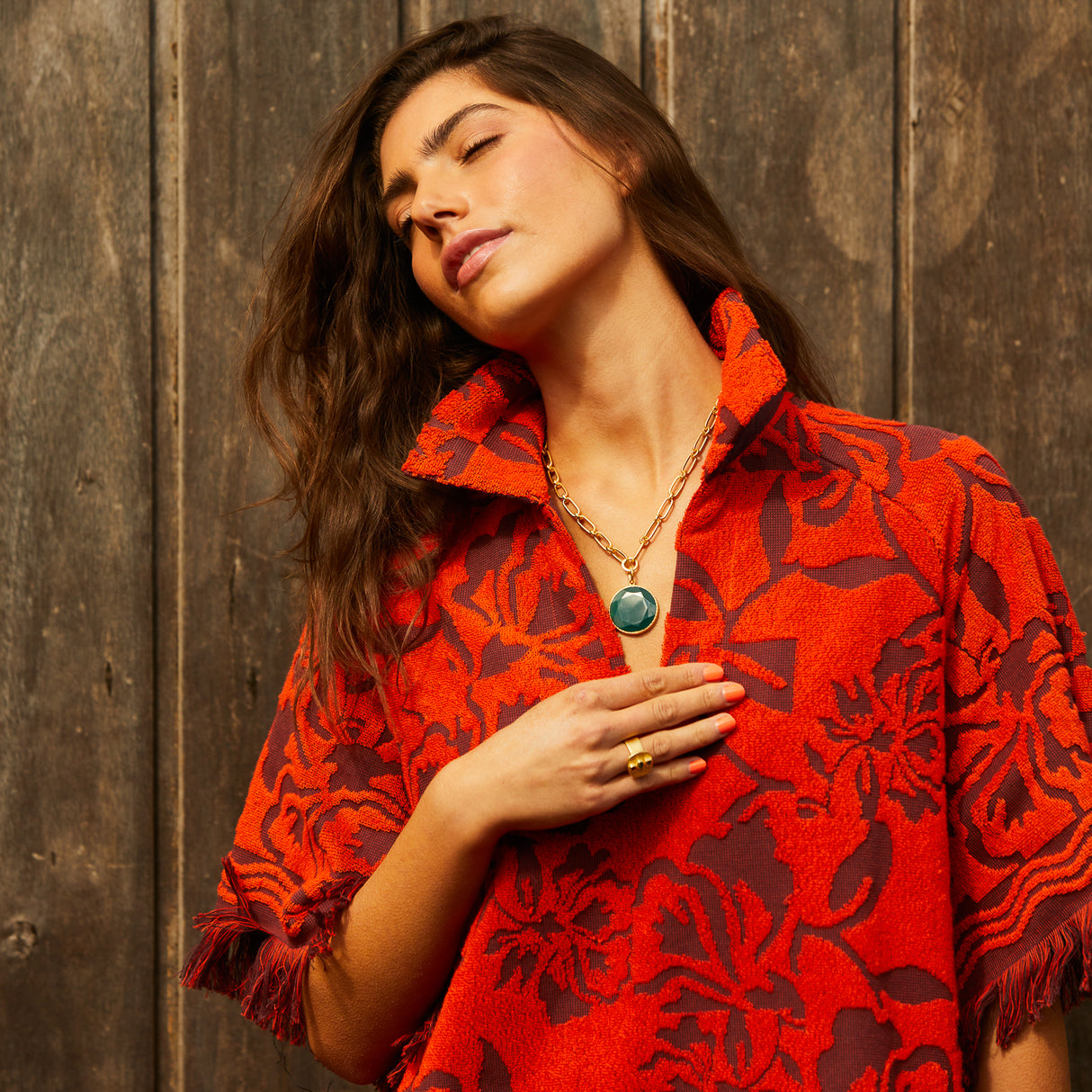 Jardin Necklace - Green Onyx