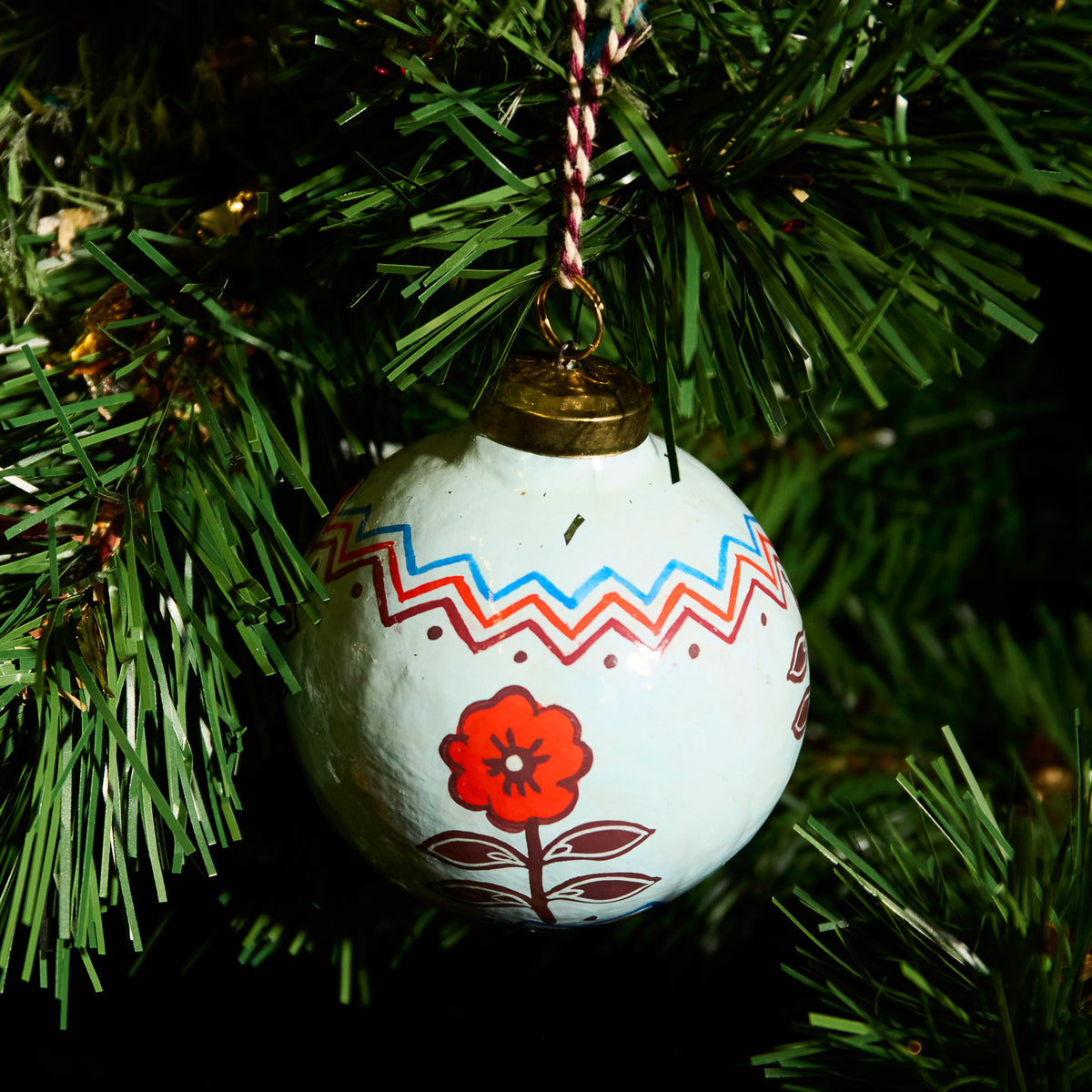 Winnie Bauble - Calcite Blue