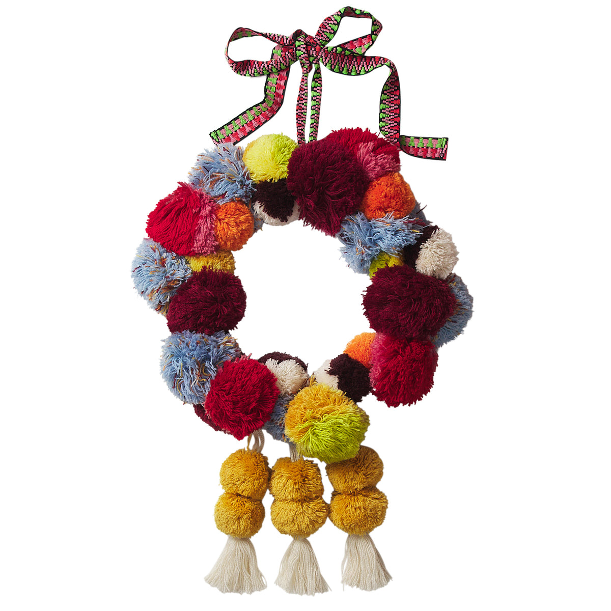 Annabeth Pom Pom Wreath