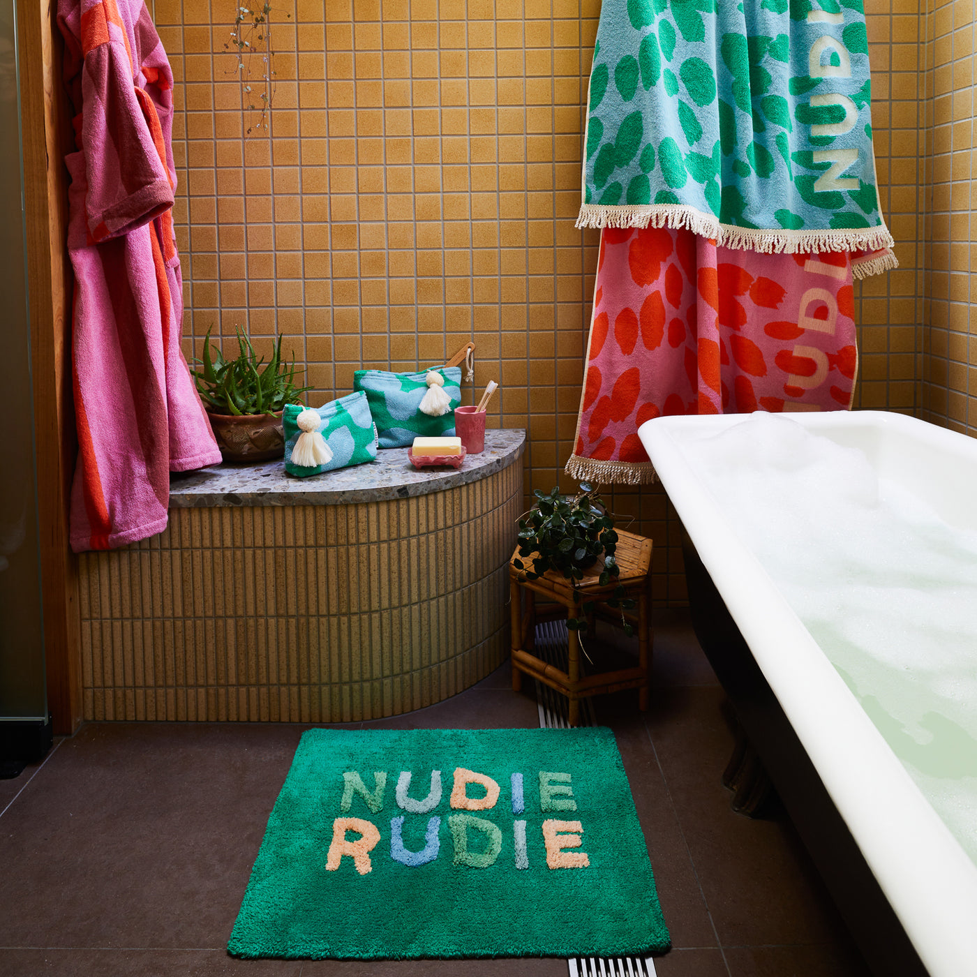 Nudie Rudie Bath Mat Mini - Perilla Default Title