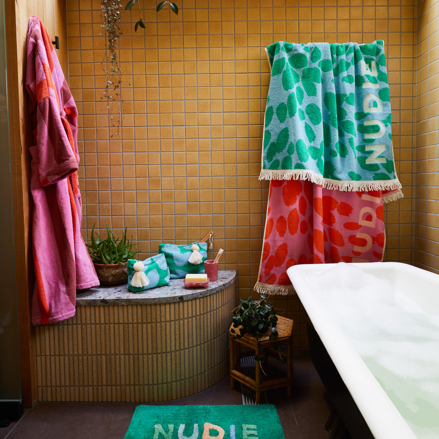 Hermosa Nudie Rudie Towel - Hydrangea Default Title