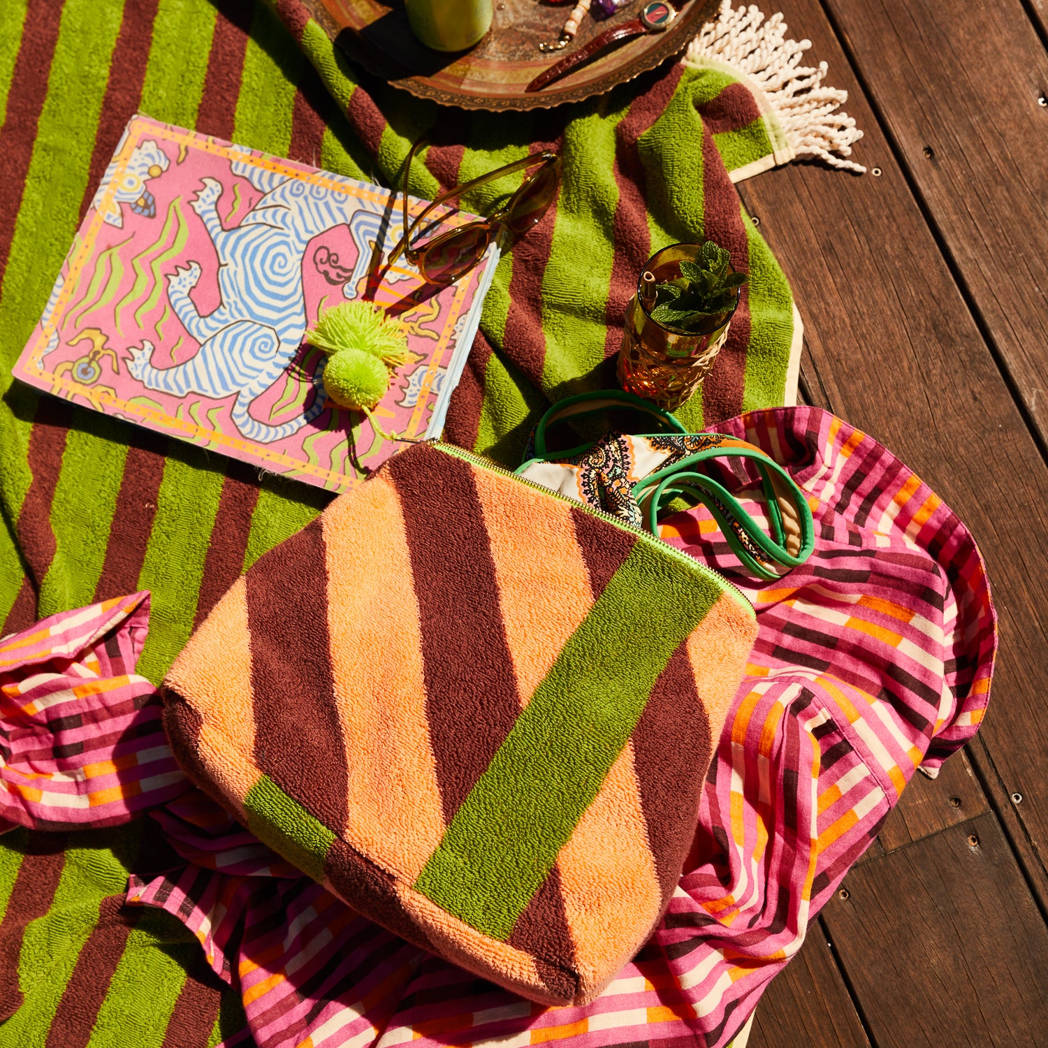 Jarita Terry Pouch - Desert – Sage and Clare