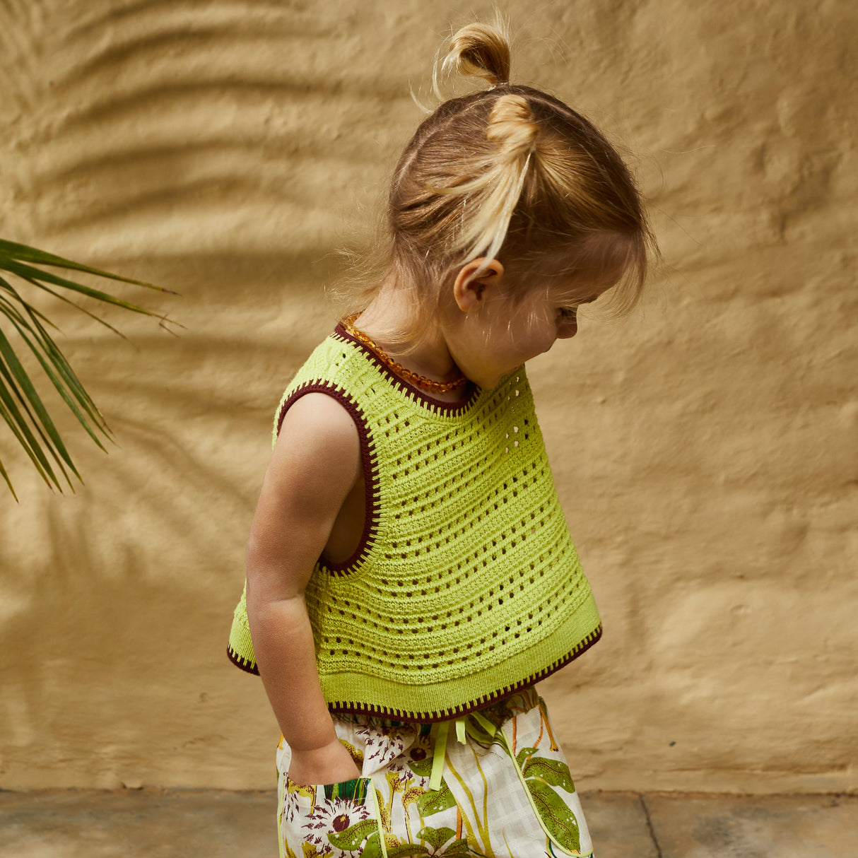 Natalina Kids Knit Top - Zest