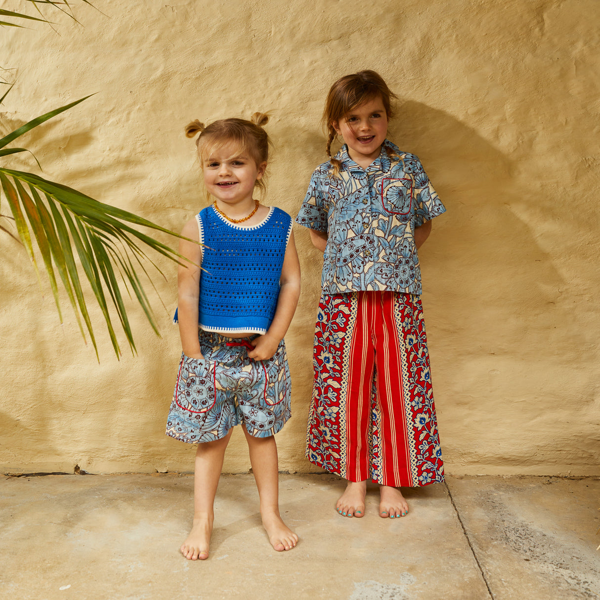 Natalina Kids Knit Top - Azure