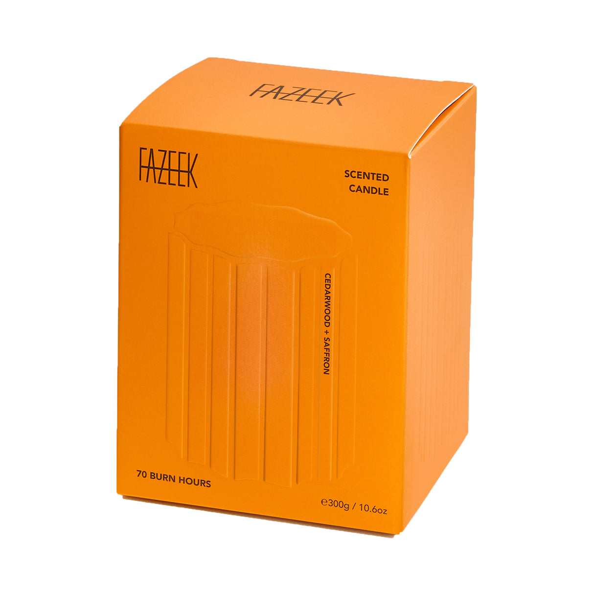 Wave Candle - Cedarwood + Saffron