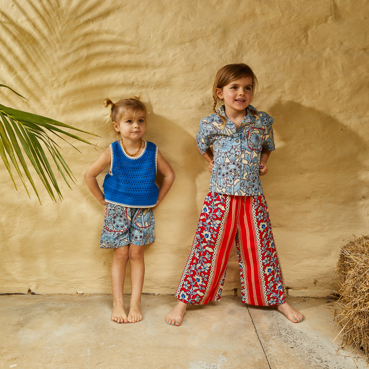 Natalina Kids Knit Top - Azure