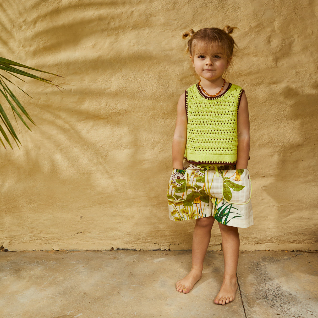 Natalina Kids Knit Top - Zest