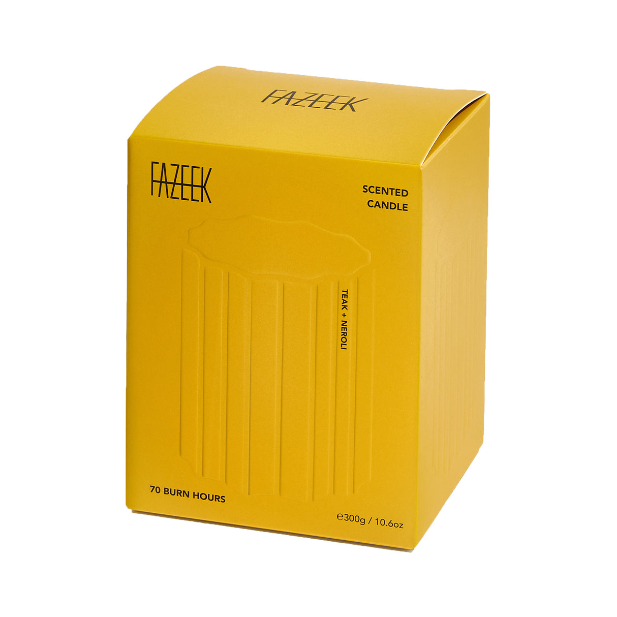 Wave Candle - Teak + Neroli