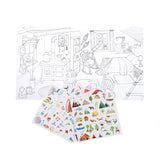 Moulin Roty - Explorateur - Colouring + Sticker Book