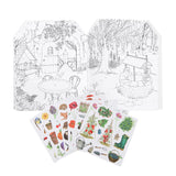 Moulin Roty - Le Jardin - Colouring + Sticker Book