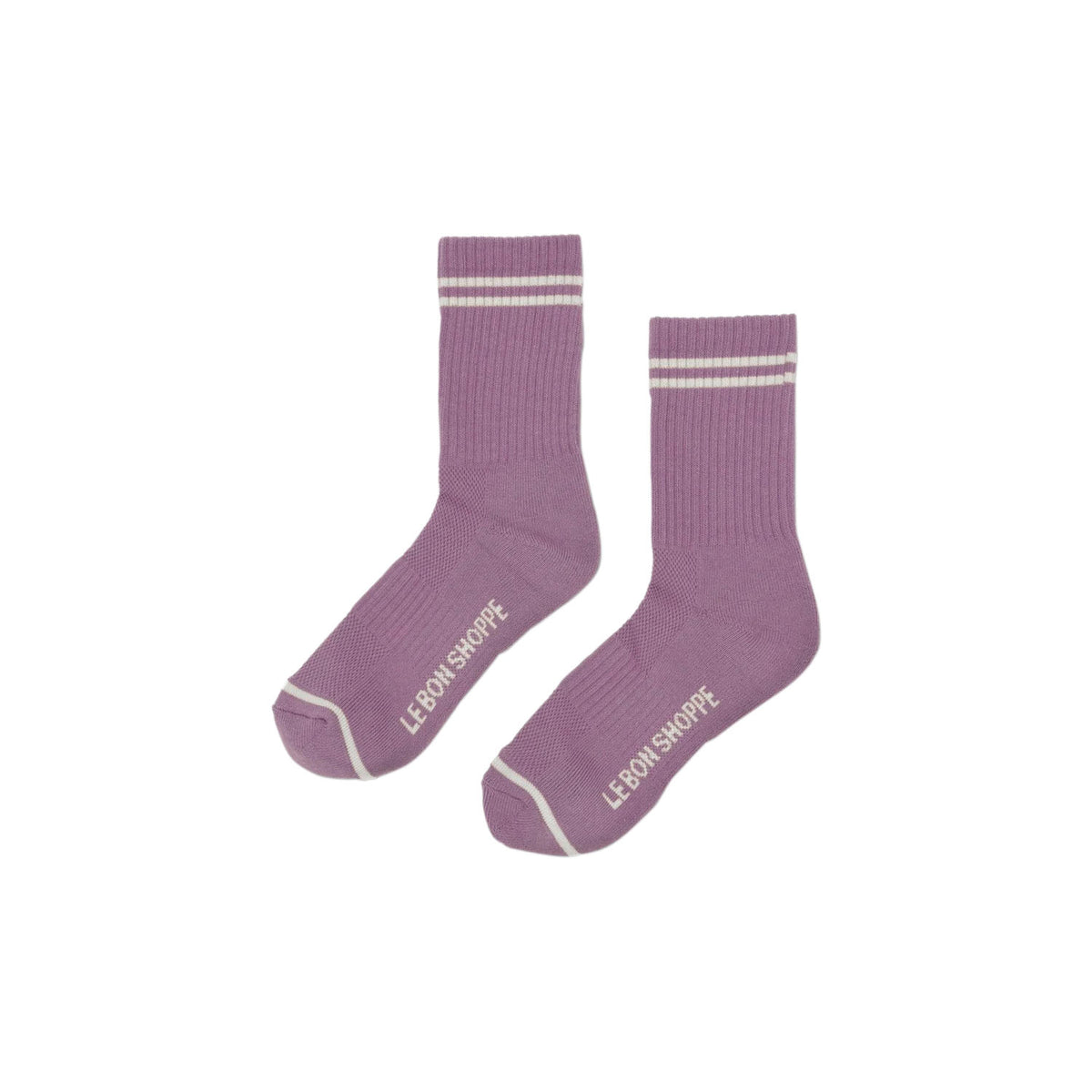 Boyfriend Socks - Grape