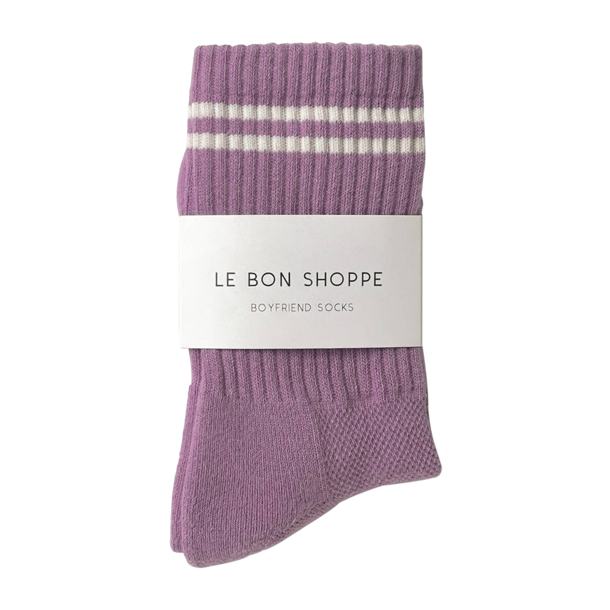 Boyfriend Socks - Grape