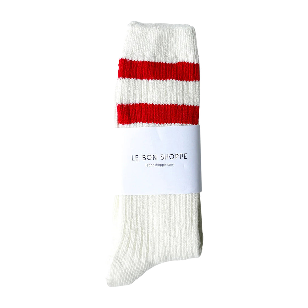 Cottage Varsity Socks - Red