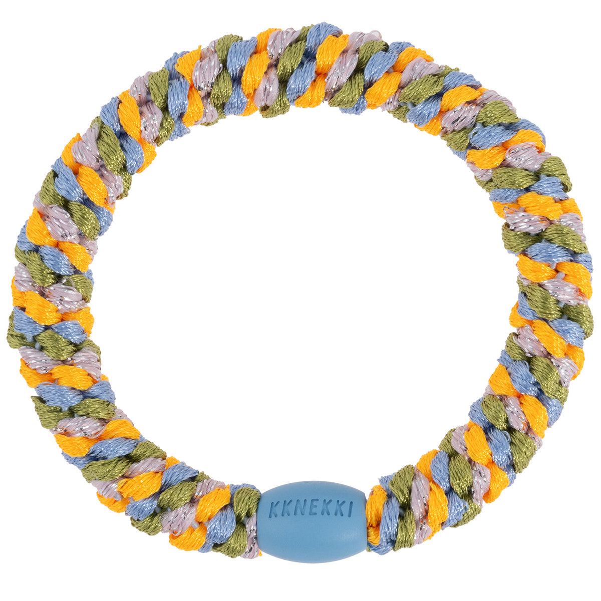 Kknekki Original Hair Tie - Orange Blue Glitter Mix