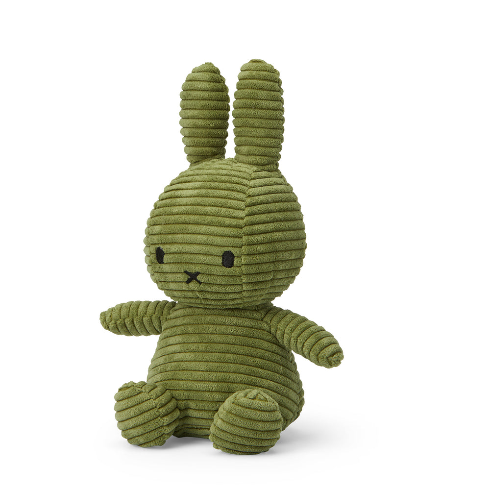 Miffy Corduroy Soft Toy - Olive Green