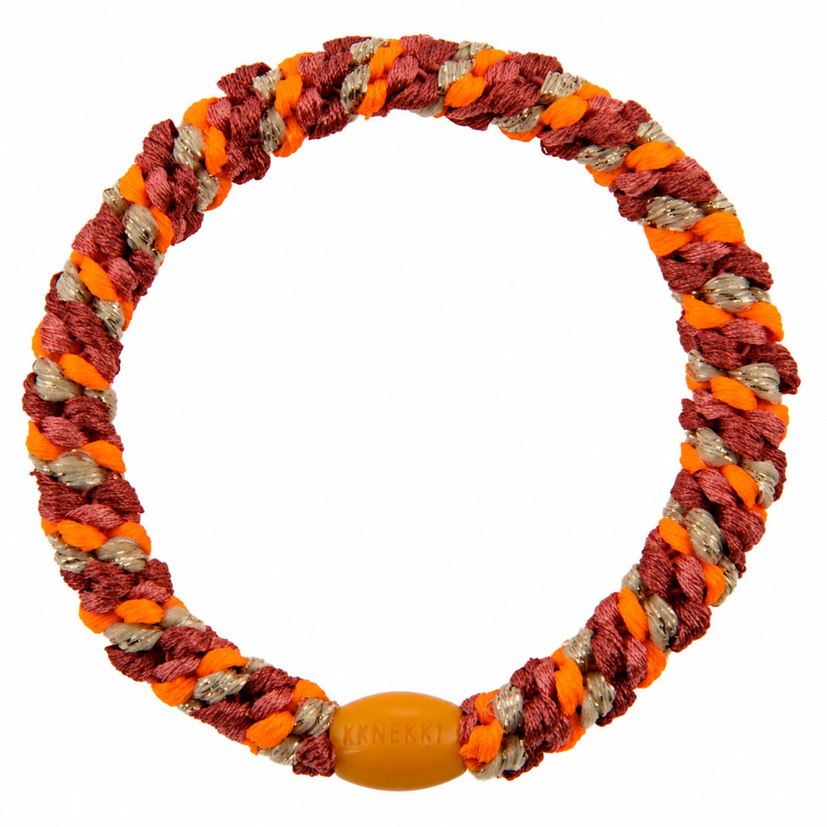 Kknekki Original Hair Tie - Neon Pomerant Glitter Mix