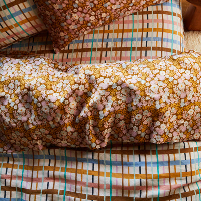 Hayfolk Linen Euro Pillowcase Set