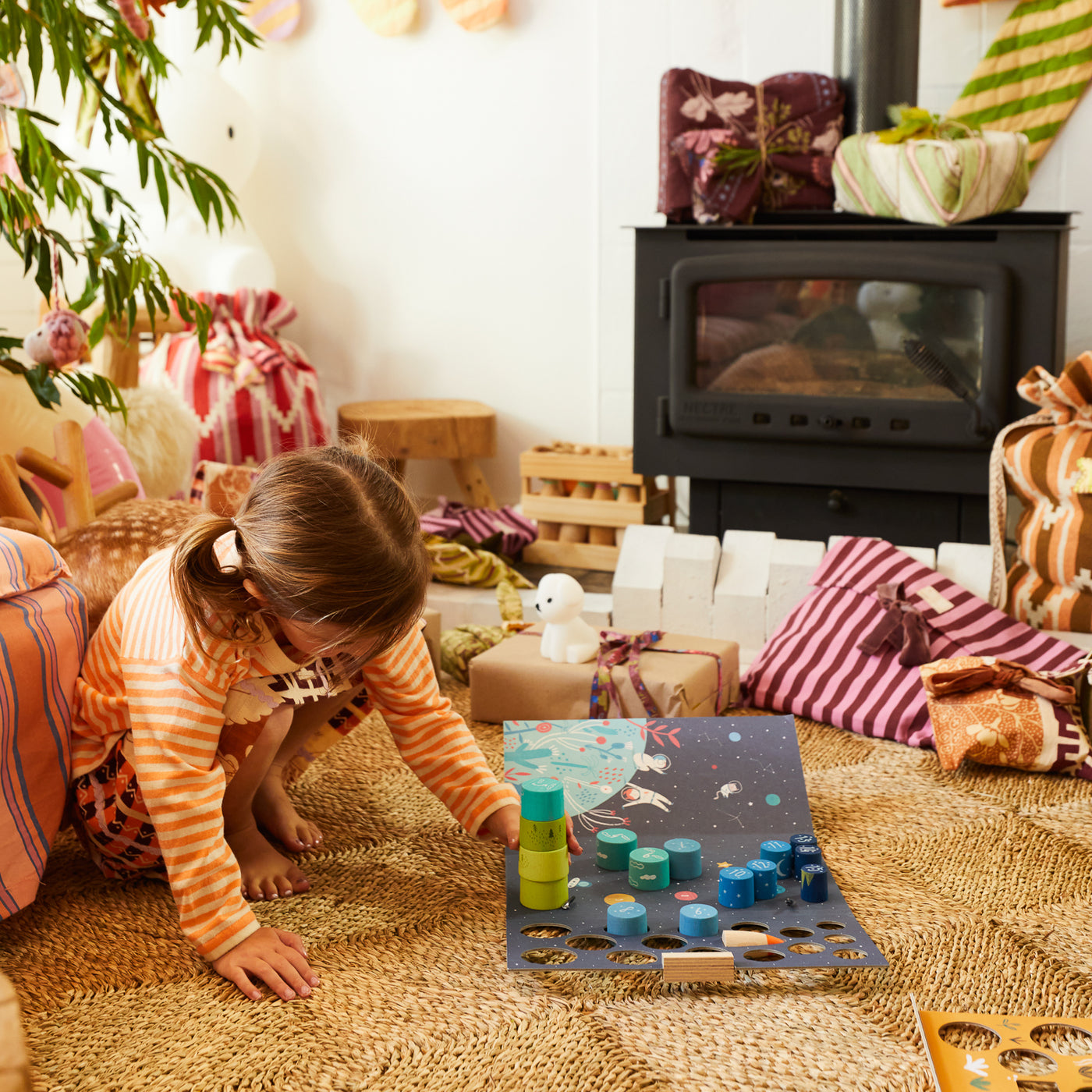 Londji Wooden Stacking Toy - Up To The Stars